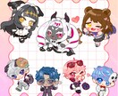 ポップでかわいいミニキャラ描きます グッズにも利用可能なデフォルメイラストです イメージ2