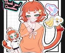 商用利用可！かっこかわいい♡イラストを描きます vtuberや活動者様におすすめ！動画で使える立ち絵イラスト イメージ9