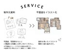 おしゃれなイラスト間取り図を制作します 雰囲気伝わるおしゃれなイラスト間取り図 イメージ2