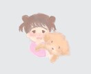 ふんわりゆるい雰囲気の似顔絵描きます アイコンなどに使えるイラストで自分のページを彩りませんか？ イメージ3