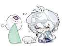 商用利用〇 もちっとした可愛いミニキャラを描きます デフォルメした2頭身のミニキャラを描きます！ イメージ1