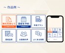内容整理からLINEリッチメニュー制作します 何を載せるか迷っている方も、チャットで一緒に整理します イメージ5