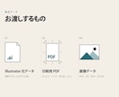 両面の名刺を印刷用データまで作ります Illustrator元データと印刷用PDFでお渡しします イメージ2