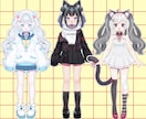 Vtuber向けパーツ分け立ち絵を作成します ご要望に沿ったデザイン、絵柄で仕上げます イメージ4