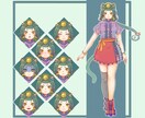 かわいい！かっこいい！キャラクターデザインします ケモ耳！角！任せてください！モチーフ3つで制作可能！ イメージ3