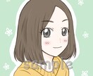 漫画風SNSアイコン・似顔絵描きます やさしい・かわいらしい雰囲気にしたい方に！ イメージ1