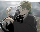 アニメ風イラスト描きます！◉GIF動画にもできます ラフ段階の修正無制限！商用･著作権料含◎様々な用途に使用可能 イメージ10