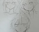 あなたのオリジナルキャラクターを描きます 服装や髪型等を送って頂ければ装飾が細かくても描かせて頂きます イメージ1