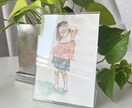 水彩アナログイラストで子供の絵や小物描きます 10冊以上自著あり/育休プロ漫画家／アナログ イメージ4