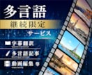 インドネシアの動画職人が多言語で字幕動画編集します 【動画職人】YouTube動画大国インドネシアの底力 イメージ2