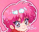 レトロアニメ風の肩上イラスト制作します アイコンなどにどうぞ！ラフ提出、修正なしのプランです。 イメージ9