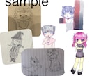 デフォルメキャラでイラスト作成します あなたのキャラクターを作ってみませんか？ イメージ1