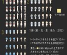 キャラチップ・マップチップ制作します ゲームで使えるキャラ・マップチップ作成します イメージ2
