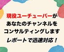 あなたのYouTubチャンネルをコンサルします 現役のYoutuberがあなたのチャンネルを伸びるものに！ イメージ1