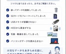 SDカード・USBメモリ各種メディアを復旧します ​​「復旧できなければ全額返金」オプション無料サービス実施中 イメージ4