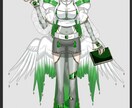 Live2D用のイラスト描きます リッチなキャラクターデザインのVTuberを描きます✩ イメージ1