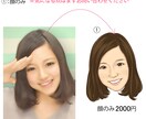 似顔絵をお描きします バストアップ3000円（ナチュラルタイプ）写真通りに描きます イメージ2