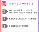 集客UP！インスタプロフィールを作成・添削します ターゲットを引き寄せる、魅力的なプロフィール文を制作！ イメージ4