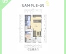 間取り図作成します 手書き図面から見やすい間取り図に仕上げます！ イメージ10