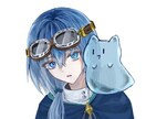 アニメ調の人物イラストを描きます 綺麗な瞳と目にこだわって描いています。 イメージ3