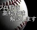 初心者から玄人まで　野球の試合解説いたします これ打ちますね。次スライダーです。最早予言です。 イメージ1