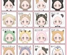 量産*アニマルパーカー*アイコン描きます 可愛いパーカーを着たキャラのアイコンをご提供 イメージ1