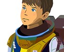 星空を見上げる仲間を描いてます 夜空を描くこと力を入れました。 イメージ6