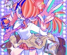 商用利用可‼️ポップでカラフルなイラスト描きます グッズ用イラスト、1枚絵、アイコンetc..... イメージ3