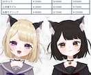 自然に動く高品質なLive2Dモデル制作します “可愛い・映える”Live2Dモデルを制作！初心者歓迎 イメージ2