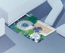 CGパース、３Dモデリングを作成します 現役の建築学生による自由な発想と縁を大事に イメージ7