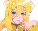 レトロポップで色鮮やかなイラスト描きます 萌えかわいい女の子と、イケメンを求めている方に是非!! イメージ3