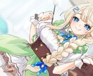 サムネイル映えするイラストお描きします 配信、動画活動に使えるイラストが欲しい方にオススメ！ イメージ4