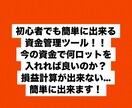 初心者でも簡単に出来る資金管理お教えします トレード環境が一変する最高峰の補助ツールになるでしょう！ イメージ1