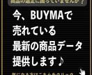BUYMAの最新の売れている商品をデータ提供します BUYMAで売れている商品を教えます。 イメージ1
