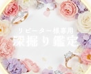 リピーター様専用☆深掘り鑑定致します 鑑定結果で気になること／詳細が知りたいこと／何でもOKです♪ イメージ1