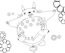 むっすりさんの可愛いアイコン・ロゴ描きます お客様のための一枚丁寧に描きます！ イメージ2