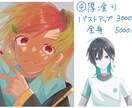 あなたの好みの絵柄でイラスト描きます 幅広い絵柄の選択肢から自由に選んでいただけます イメージ4