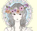 イラスト/アイコン作成　可憐なイラストを描きます お花モチーフの可愛いイラストを描きます。 イメージ4