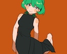 かわいーイラスト描きます 動きのある全身の絵が上手いです！ イメージ2