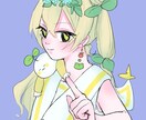 皆様のオリジナルキャラクターを描きます 配信サムネイル・SNSアイコン・立ち絵・グッズ用などにも！ イメージ2