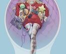 ロリかわいい女の子のイラストを制作します 少しダークな雰囲気が好きな方へ！！ イメージ2