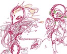 キャラクターイラストやゲームなど幅広く描きます TRPGや動画用イラスト、立ち絵等幅広く描きます、 イメージ2