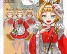 TRPGキャラクター立ち絵制作します はっきり・すっきりした色使いのキャラクターを制作します！ イメージ2