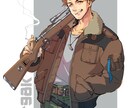 ゴスロリ少女やイケメン！表情豊かな絵をお描きします Vtuber、キャラクター立ち絵制作、配信画面などにも対応！ イメージ5