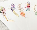セミオーダー シンプルで可愛い命名書作成します 印刷、郵送まで！出産・誕生記念、ベビーポスターインテリアに♪ イメージ2