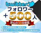 Twitter★フォロワー500人増加させます 30日減少保証付★安全の自社管理コミュニティサイトで鬼拡散！ イメージ2