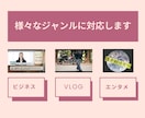 YouTube/対談/企業PR等 ☆動画編集します 様々なジャンルやイメージに合わせて編集します♪ イメージ3