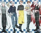 イラスト制作いたします 立ち絵、一枚絵、キャラデザ、三面図など！ イメージ8