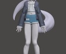 オリジナルVTuber向け3Dモデル一貫制作します VTuberとして活動したい方、3Dアバターを持ちたい方へ。 イメージ2