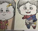 お写真を見ながら似顔絵作成します 劇画タッチからゆるーいタッチまでご希望に応じ似顔絵描きます♩ イメージ3